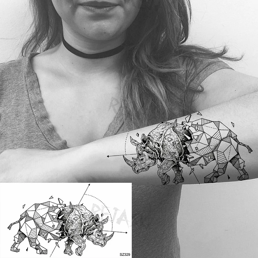 Black Little Dandelion Fashion Feet Temporary Tattoos For Women Adult Feather Spartan Realistic Fake Tattoo Body Art Tatoo Decal