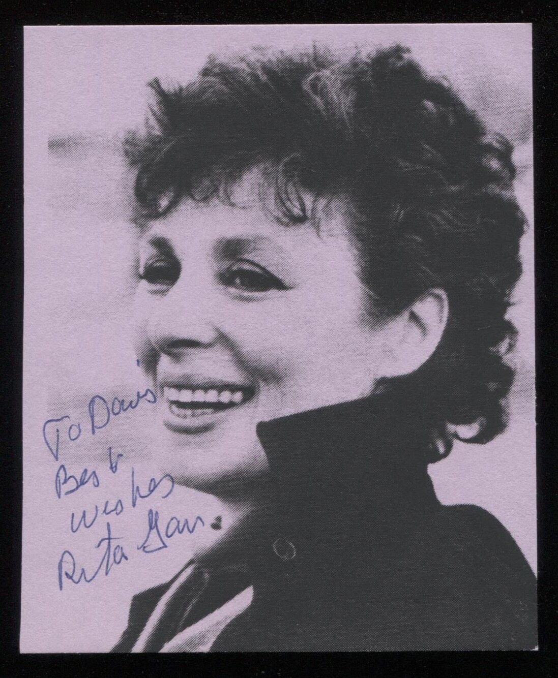 Rita Gam Signed Vintage Photo Poster painting Autographed AUTO Signature