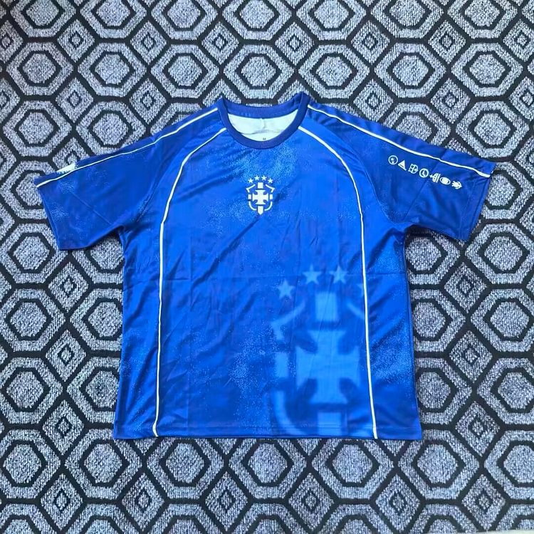 2025-26 Brazil No. 9 Commemorative Blue Jersey - Fan Edition