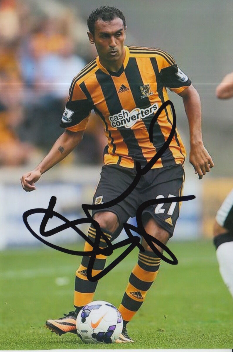 HULL CITY HAND SIGNED AHMED ELMOHAMADY 6X4 Photo Poster painting 1.