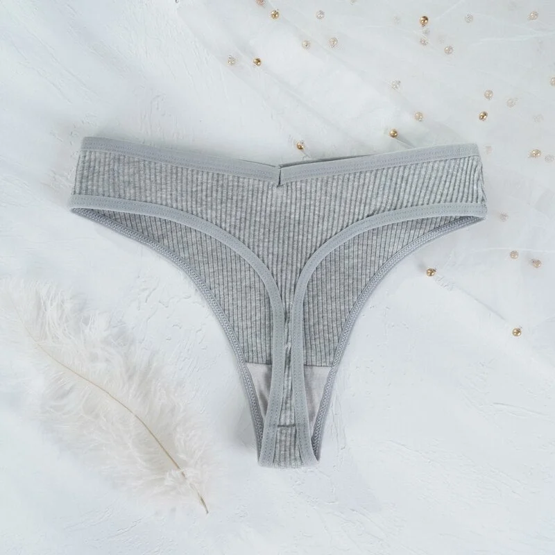 Women's Panties G-string Thong Cotton Underwear Sexy Panties Female Underpants Breathable Pantys Lingerie Ladies Thongs