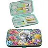 L&rsquo;ensemble de sacs d&rsquo;art d&rsquo;ongles de peinture au diamant de fleur de chat comprend 7 outils professionnels