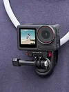 Magnetic Quick Release Mount for DJI Osmo 360/Action 5 Pro/Action 4/3 Aluminum Alloy Extension Base Bracket with 1/4in Threaded Hole for Tripods Selfie Sticks Vlogging