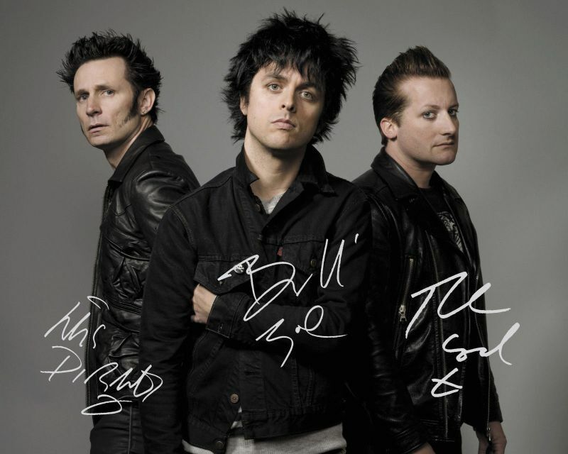 Green Day Autograph Signed Photo Poster painting Print