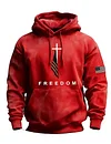 💥2025 New Arrivals!Men 1pc Letter Graphic Pocket Zipper Front Hoodie, For Fall