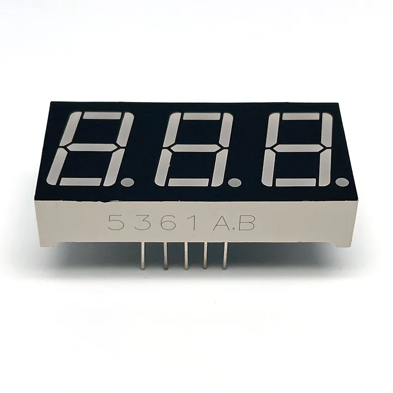 0.56 inch 3 Digits LED 7 Segment Display 22.5*14*7.2mm