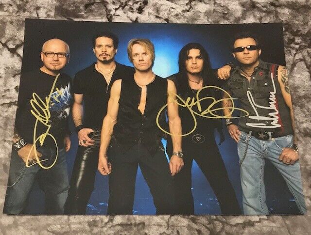 GFA Erik Turner Jerry Joey Band x3 * WARRANT * Signed 11x14 Photo Poster painting PROOF COA