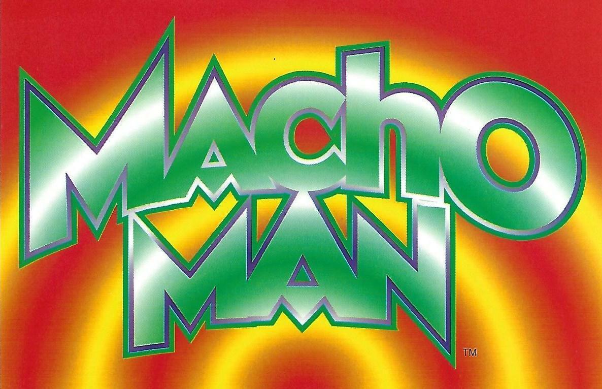 Macho Man Randy Savage 1998 WCW/NWO Panini 4x6 Photo Poster painting Card 46 Logo WWE Photo Poster paintingcards