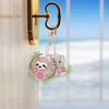 6Pcs DIY Diamond Painting Small Animal Double Sided Keychain