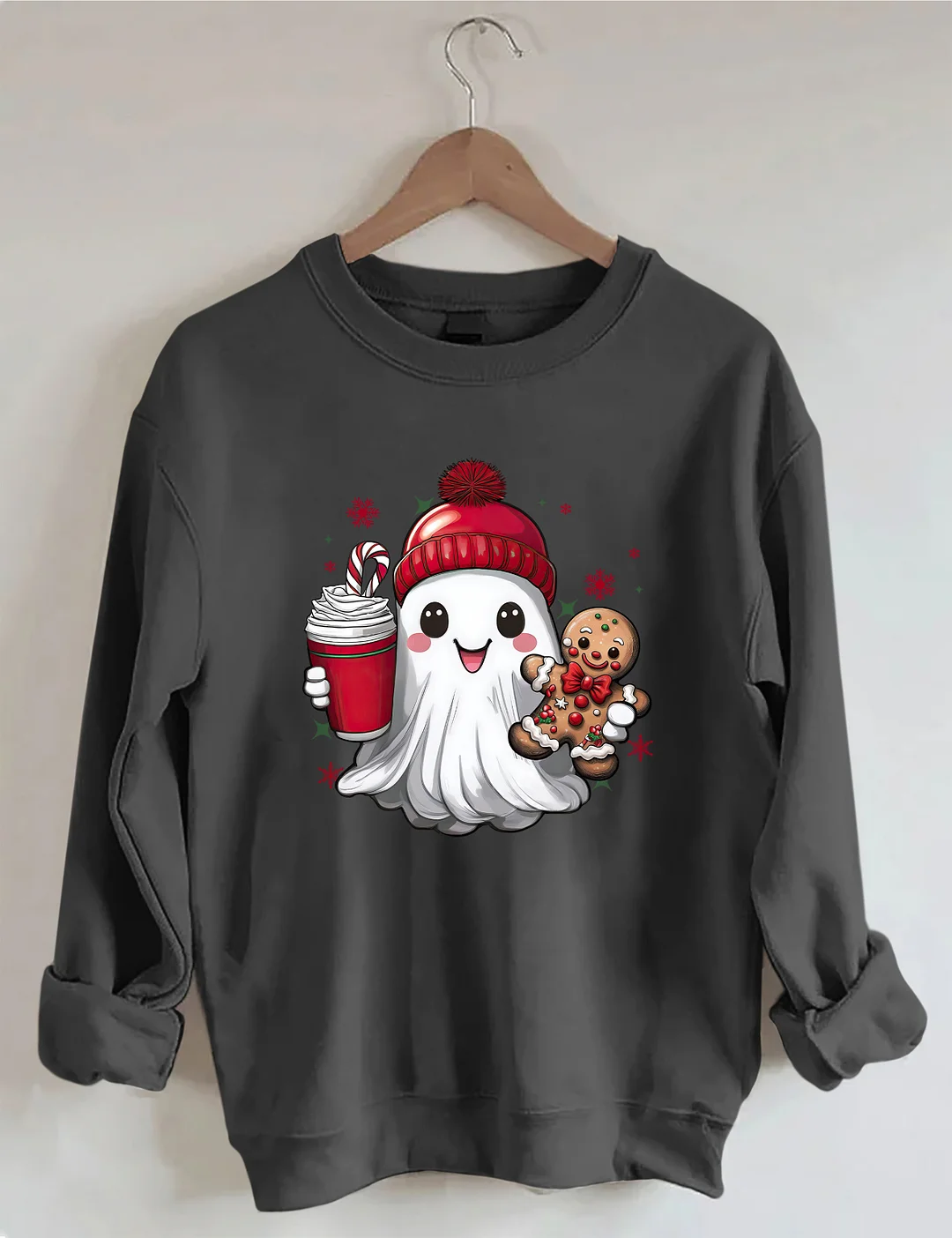 Cute Christmas Ghost Sweatshirt