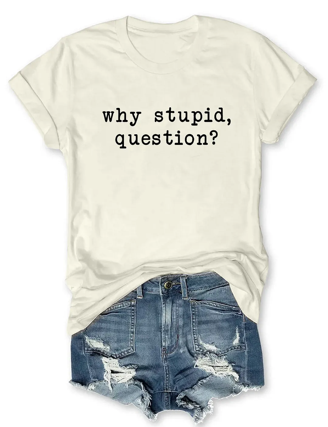 Why Stupid Question T-shirt
