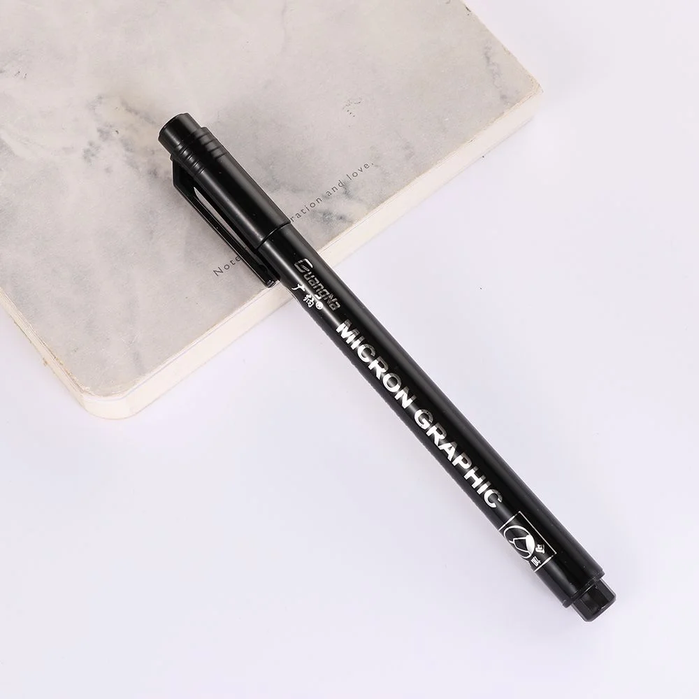 1pcs Nail Art Graffiti Pen Black Color UV Gel Polish Design Dot Painting Detailing Pen Brushes DIY Nail Art Adorn Tools