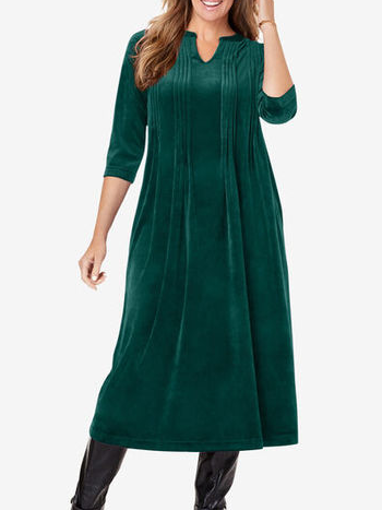 Elegant Velvet Urban Dresses