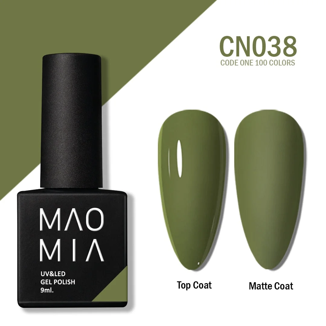 MAOMIA CODE ONE Gel Polish 100 Colors Soak Off UV/LED 9ML Professional Salon Nail Paint Semi Permanent Manicure