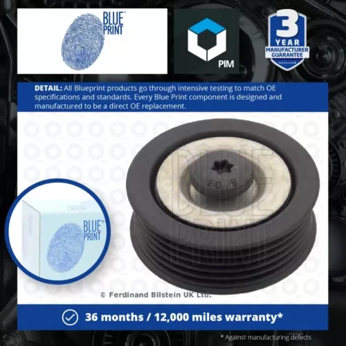 Aux Belt Idler Pulley fits KIA PRO CEED ED, JD 1.4D 1.6D 08 to 18 Guide Quality Parts