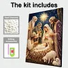 Praying Framed Pearl Painting Kit 30x40cm for Adults