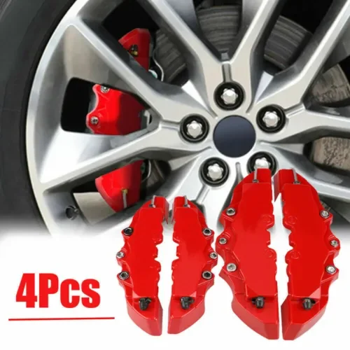 Dronehint Hot 4PCS Red Brake Caliper Covers Front+Rear Car Disc Parts Brake Accessories (For: Acura) Parts