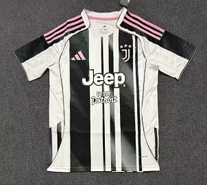 2025/2026 Juventus Home Soccer Jersey 1:1 Thai Quality（There Are Sponsors）