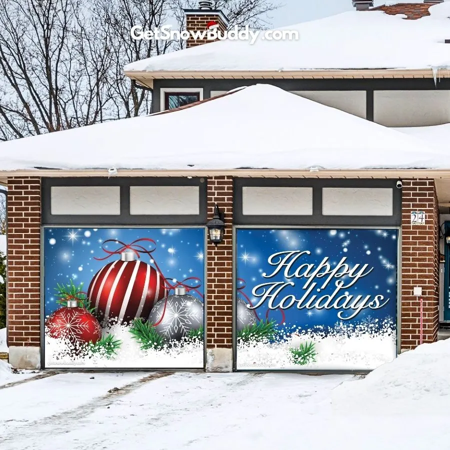 SnowBuddy Garage Door Covers Christmas 2024 Buy 2 Free Shipping
