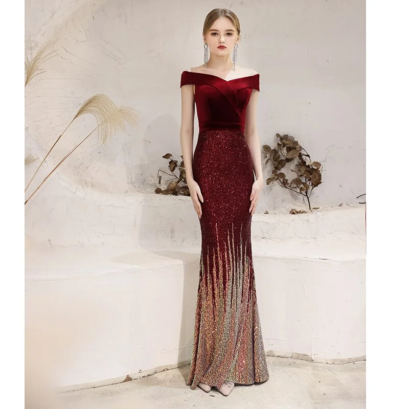 Mermaid Elegant Woman Dress for Party Dresses Women Evening Gown Robe Formal Long Luxury Suitable Request Prom Oc Casion 2023 News