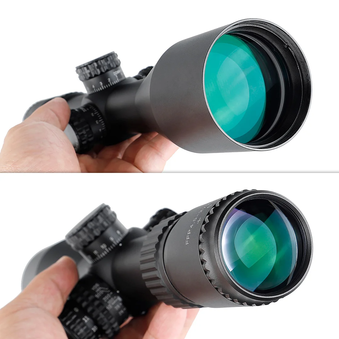 ohhunt&reg; FFP 4.5-27X56 SFIR 34mm Tube First Focal Plane 11 Level Red Illuminator Side Parallax Tactical FFP Scope 