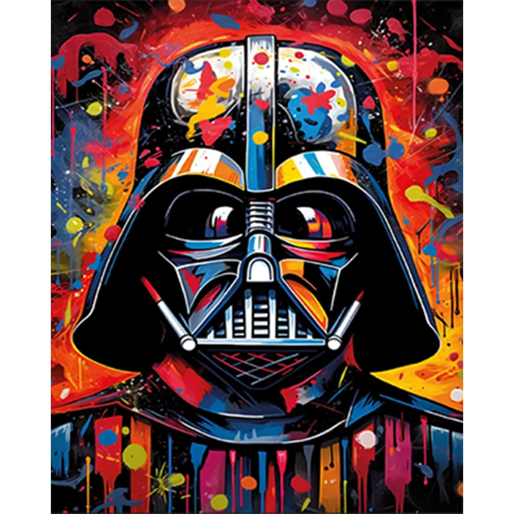 6pcs Diamond Painting - Full Round Drill - Star Wars(Canvas|30*40cm)