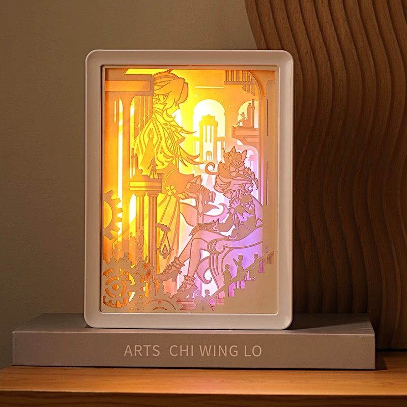 Bestpropreplica Genshin Impact paper carving lamp