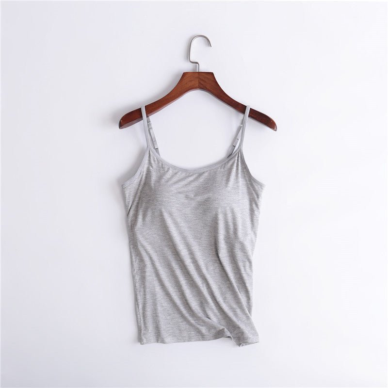 Tank With Built-In Bra | 168DEAL