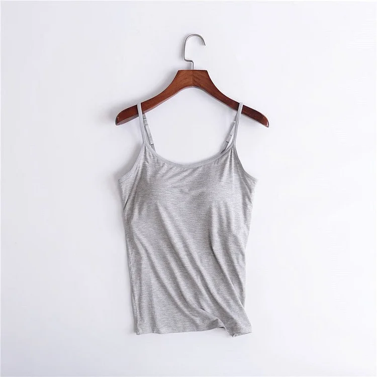 Tank With Built-In Bra | 168DEAL