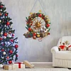  Christmas Atmosphere Wreath House-Single Side Drill-Diamond Wreath