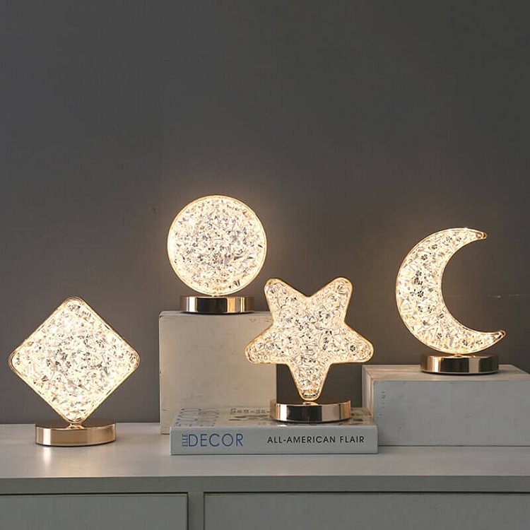 Creative Moon Rechargeable Crystal Night Light