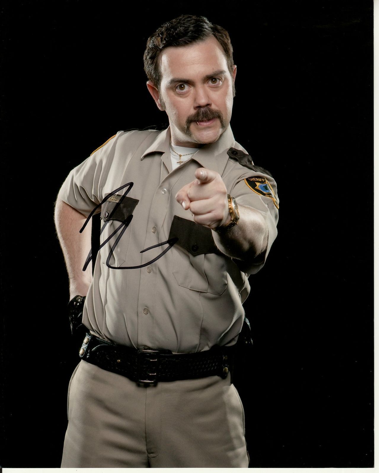 JOE LO TRUGLIO hand-signed RENO 911 color 8x10 authentic w/ LIFETIME UACC RD COA