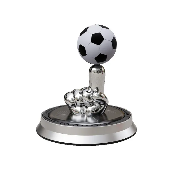 Car Dashboard Solar Rotating Football Ornament