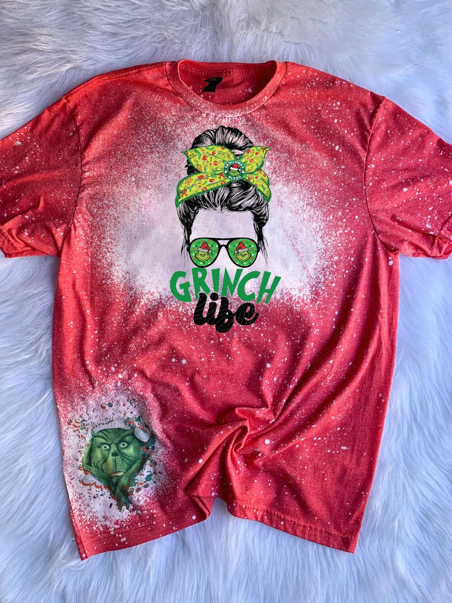 Grinch Life Tie Dye T-shirt