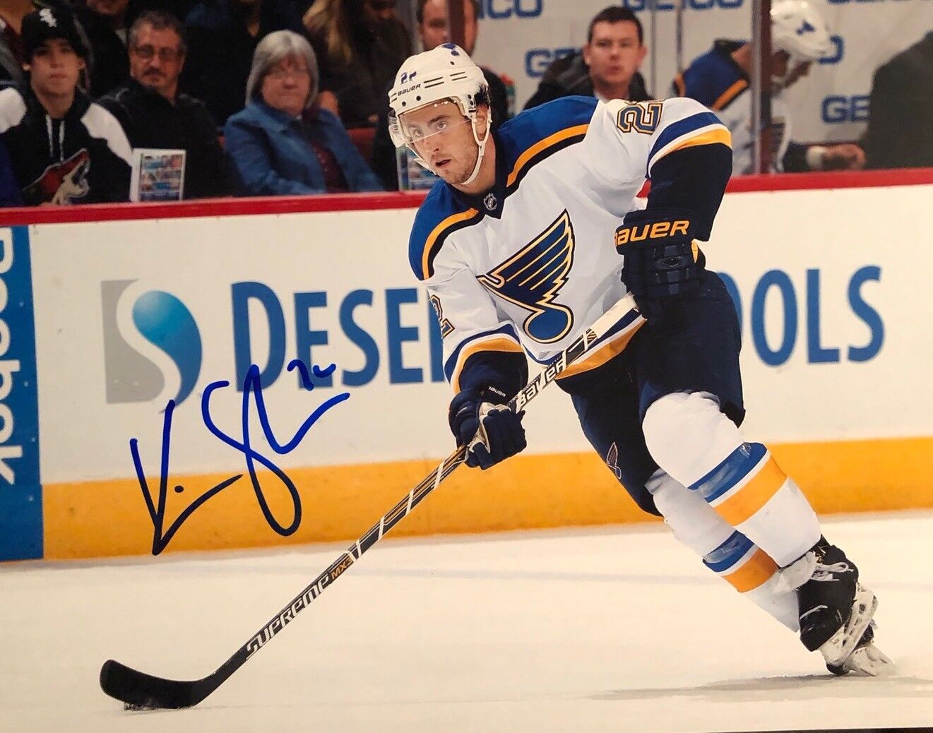 Kevin Shattenkirk Hand SIGNED 8X10 Photo Poster painting AUTOGRAPH St. Louis Blues