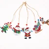 5pcs Christmas Tree Double Sided DIY Diamond Pendant