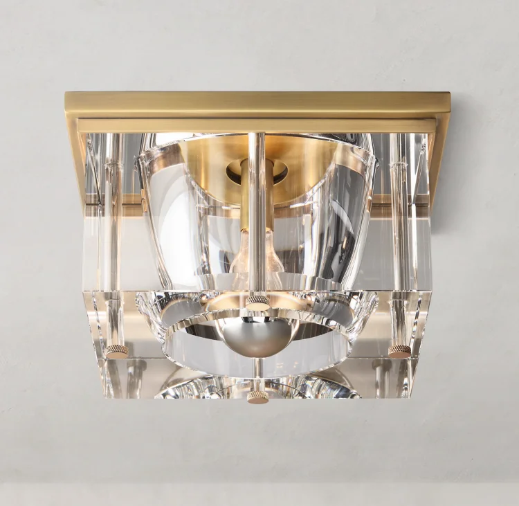 Saviles Square Flushmount For Living Room Vjlight