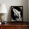 Diamond Painting-DIY Special Shaped Drill Pearl Painting Whale(30x40cm)