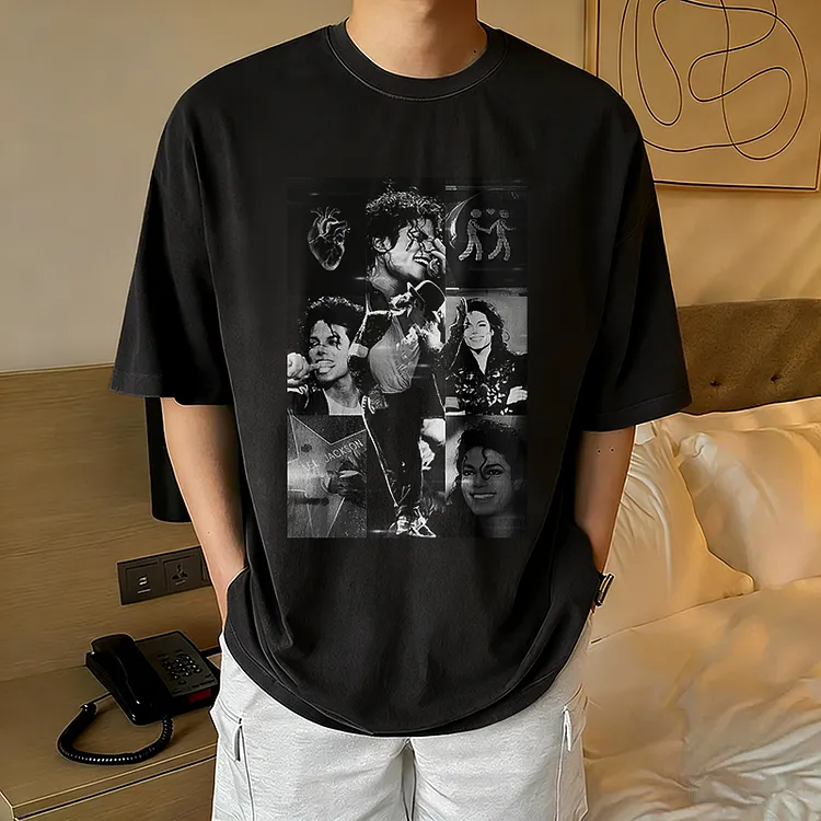 Collage Montage Printed Men's T-shirt