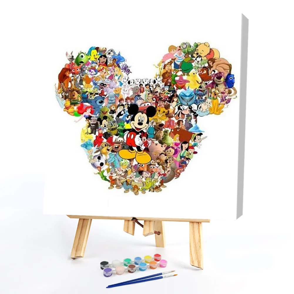 Mouse World - Paint By Numbers(40*40CM)