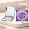 Mandala DIY, speziell geformte Diamantmalerei, Kompaktspiegel-Sets, Diamantkunst-Malerei, Taschenspiegel f&uuml;r Anf&auml;nger, Kunsthandwerksgeschenke f&uuml;r Fra