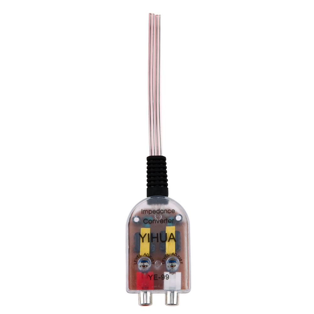 

12V RCA Line Car Stereo Radio High To Low Amplifier Impedance Converter, 501 Original