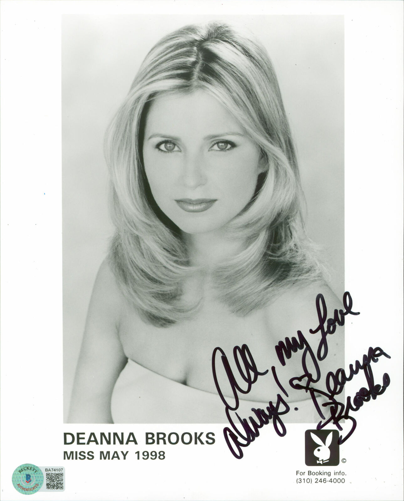 Deanna Brooks Playboy All My Love Always!