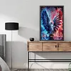 Diamond Painting -DIY Round Drill Independence Day Statue of Liberty with Wing(60*40CM)
