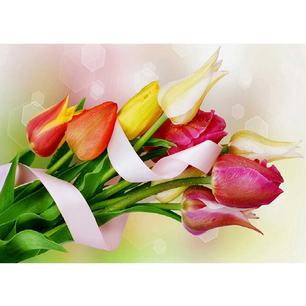 

Flower Bouquet - Round Drill Diamond Painting - 40*30CM, 501 Original