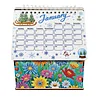 DIY Diamond Painting Special Shape Desktop Cabin Calendar Organizer Box Kit(Flower)