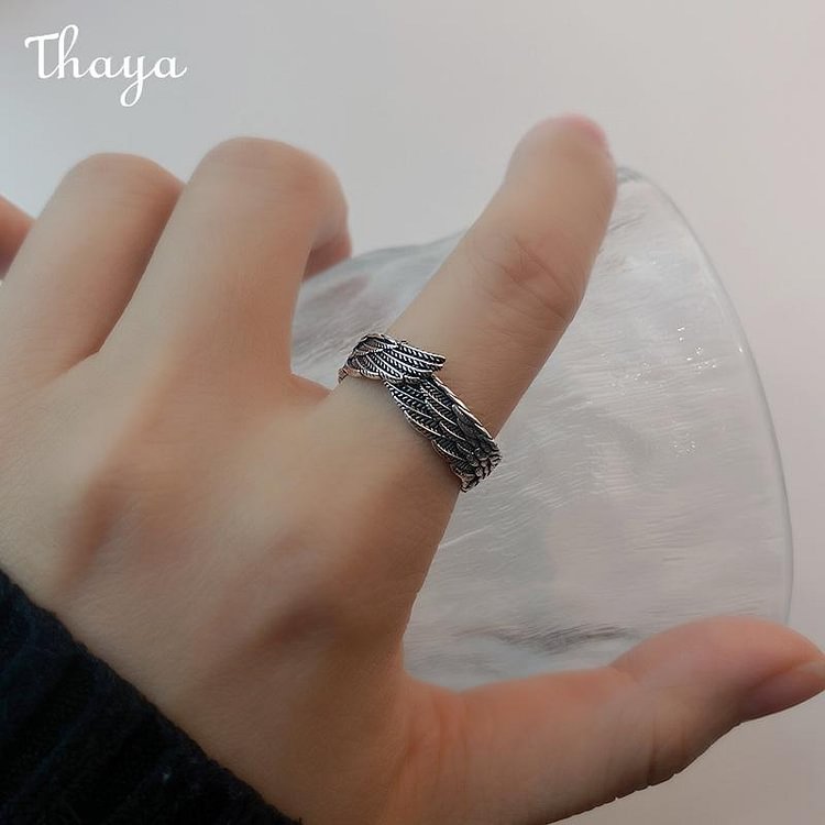 Thaya Guardian Angel Wing Ring