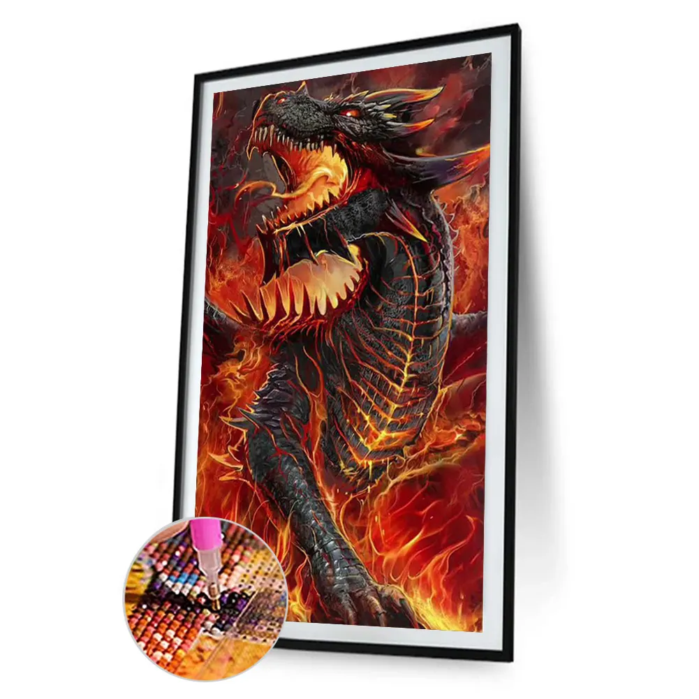 Full Square Diamond Painting 40*70cm - Dragon