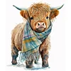 (Counted/Stamped) Cute Yak-11CT Cross Stitch 40*45cm/15.75*17.72in