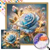 Blue Still Life - Round AB Drills Diamond Painting(45x45cm)